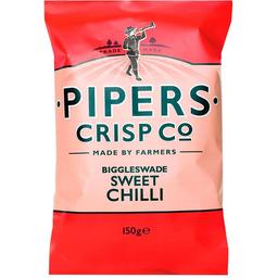 Чипсы Pipers Crisps со вкусом сладкого перца чили 150 г (916192)