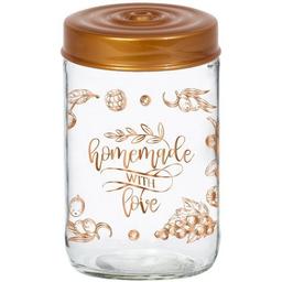 Банка Herevin Decorated Jam Jar-Homemade With Love, 0,6 л, прозорий (171441-072)