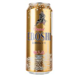Пиво Eboshi светлое, 4.9%, ж/б, 0.5 л