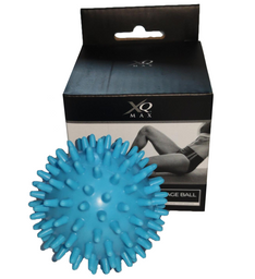 Мяч-массажер с шипами XQ Max, 7 см, голубой (850674)