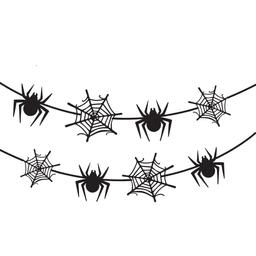Гирлянда бумажная фигурная Yes! Fun Halloween Spider Webs, 3 м (801182)