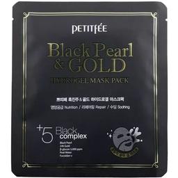 Маска для обличчя гідрогелева Petitfee Black Pearl & Gold Hydrogel Mask Pack