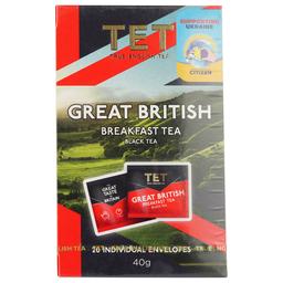 Чай черный ТЕТ English Breakfast, 40 г (20 шт. х 2 г) (808301)