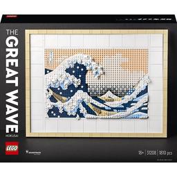Конструктор LEGO Art Хокусай Велика хвиля 1810 деталей (31208)