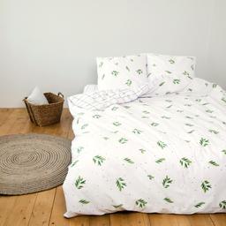 Комплект постельного белья ТЕП Happy Sleep 364 Greece семейный белый с зеленым (2-03797_25593)