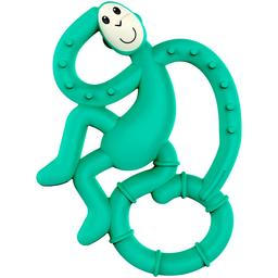 Игрушка-прорезыватель Matchstick Monkey Маленькая танцующая Обезьянка, 10 см, зеленая (MM-МMT-008)