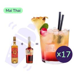Коктейль Mai Tai (набір інгредієнтів) х17 на основі Don Q