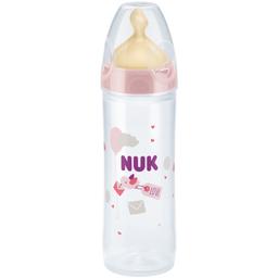 Пляшечка Nuk New Class FC, з латексною соскою, 6-18 міс., 250 мл, рожевий (3954106)