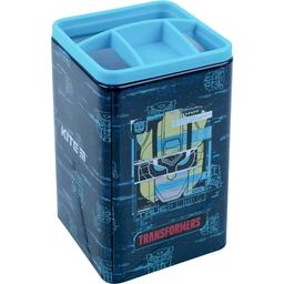 Стакан-подставка для канцелярских принадлежностей Kite Transformers 4 отделения синий (TF22-105)