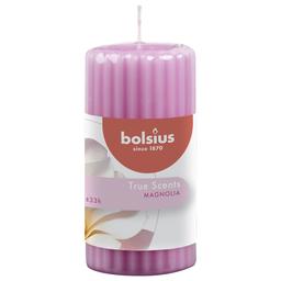 Свічка Bolsius True scents Магнолія стовпчик, 12х5,8 см, рожевий (266704)