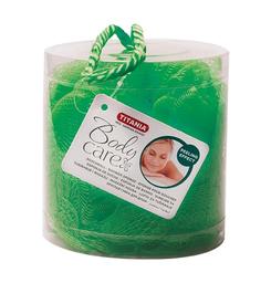 Мочалка для душа и мягкого массажа Titania, в коробке, зеленый (9107 BOX зел)