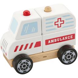 Деревянная пирамидка Viga Toys Машина скорой помощи (50204)