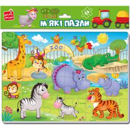 М'які пазли Vladi Toys Малюк зможе А4 Зоопарк 24 елементів (VT1102-17)