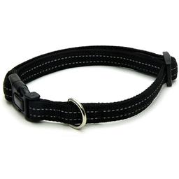 Ошейник для собак Croci Soft Reflective светоотражающий, 30-45х1,5 см, черный (C5079819)