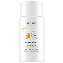 Сонцезахисний флюїд для обличчя Babe Laboratorios Sun Protection SPF 50, 50 мл (8437014389449)