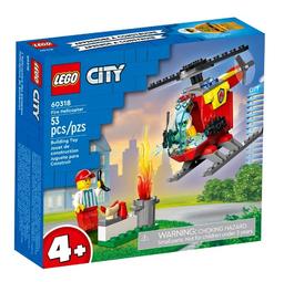 Конструктор LEGO City Пожежний вертоліт, 53 деталі (60318)