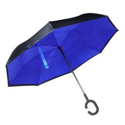 Умный зонт Supretto Наоборот, синий (46870011)