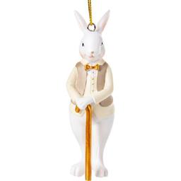 Фігурка декоративна Lefard Кролик з тростиною, 10 см (192-249)