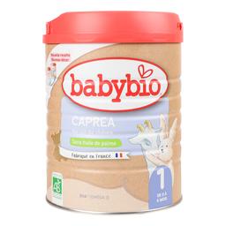 Органічна дитяча суміш із козиного молока BabyBio Caprea 1, для дітей 0-6 міс., 800 г