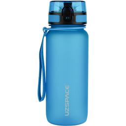 Пляшка для води UZspace Colorful Frosted, 650 мл, блакитний (3037)