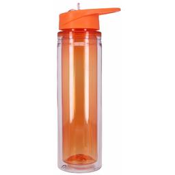 Бутылка для воды Bergamo Limpid, 620 мл, оранжевая (20225wb-06)