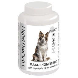 Витаминно-минеральная добавка для собак ProVET Профилайн Макси комплекс 100 таблеток, 123 г (PR241882)