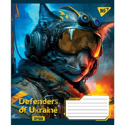 Зошит загальний Yes Defenders Of Ukraine, A5, в клітинку, 60 листів