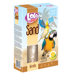 Песок для птиц Lolopets Лимонный,1500 г (LO-72071)