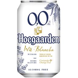 Пиво безалкогольне Hoegaarden White, 0%, з/б, 0,33 л (593993)