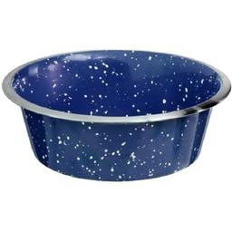 Миска для собак 4Dog, із нержавіючої сталі, d16 см, 0,9 л, блакитна галактика