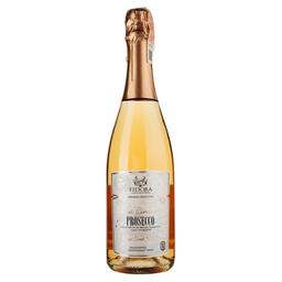 Вино игристое Fidora Rose prosecco zero organic, розовое, сухое, 12,5%, 0,75 л (860417)