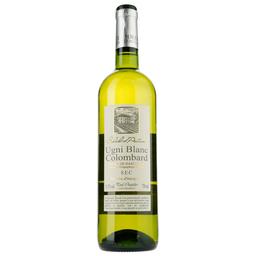 Вино Soleil D'autan Ugni Blanc Colombard IGP Cotes de Gascogne, біле, сухе, 0.75 л