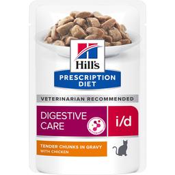 Влажный корм для кошек Hill’s Prescription Diet i/d, уход за пищеварением, с курицей, 85 г