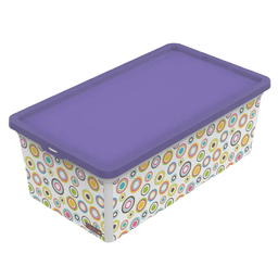 Коробка Qutu Trend Box Vibrant, 5 л, 33,5х19х11,5 см, разноцвет (TREND BOX с/к VIBRANT 5л.)