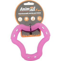 Іграшка для собак AnimAll Fun AGrizZzly Кільце шестистороннє фіолетова 12 см
