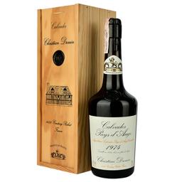 Кальвадос Christian Drouin Calvados 1974, у дерев'яній коробці, 42% 0,7 л