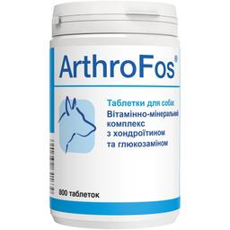 Витаминно-минеральная добавка Dolfos ArthroFos для опорно-двигательной системы собак, 800 таблеток (139-800)