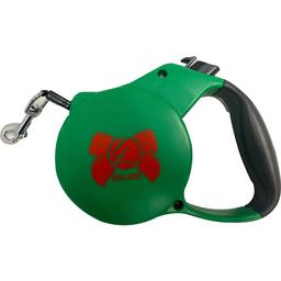 Повідець висувний для собак 4Dog Deluxe, розмір S, 3 м, зелений