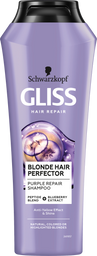 Шампунь тонуючий для білявого волосся Gliss Blonde Hair Perfector, 250 мл