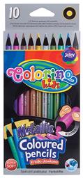 Карандаши цветные Colorino Metallic, мягкие, 10 цветов, 10 шт. (34678PTR)