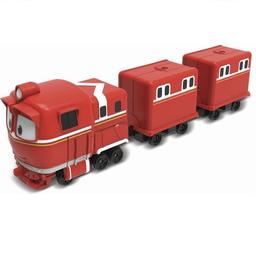 Паровозик із двома вагонами Silverlit Robot Trains Альф (80180)
