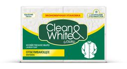 Хозяйственное мыло Duru Clean&White Отбеливающее Яблоко, 500 г (4 шт. по 125 г)