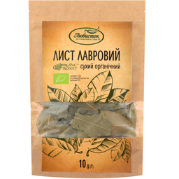 Лист лавровый Любисток Organic, 10 г (577441)