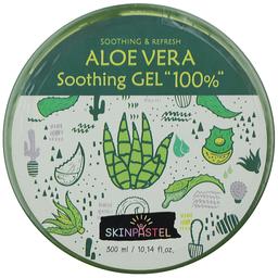 Гель для лица и тела Skinpastel Aloe Vera Soothing Gel 100%, успокаивающий, 300 мл