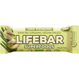 Батончик Lifefood Lifebar Superfoods чіа-фісташка органічний 47 г