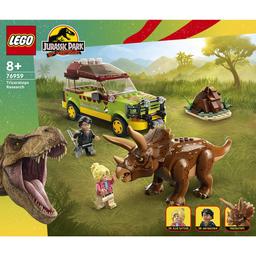 Конструктор LEGO Jurassic World Дослідження трицератопсів, 281 деталь (76959)