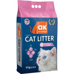 Наполнитель бентонитовый AKcat Compact Cat Litter Детская присыпка, 10 кг/11.8 л