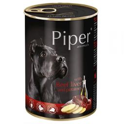 Вологий корм для собак Dolina Noteci Piper з яловичою печінкою та картоплею 400 г (DN102-300304)