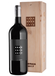 Вино Brancaia Ilatraia 2017, красное, сухое, 14,5%, 0,75 л., в деревянной коробке