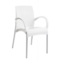 Кресло Papatya Vital-K, база алюминий, белый (812382)